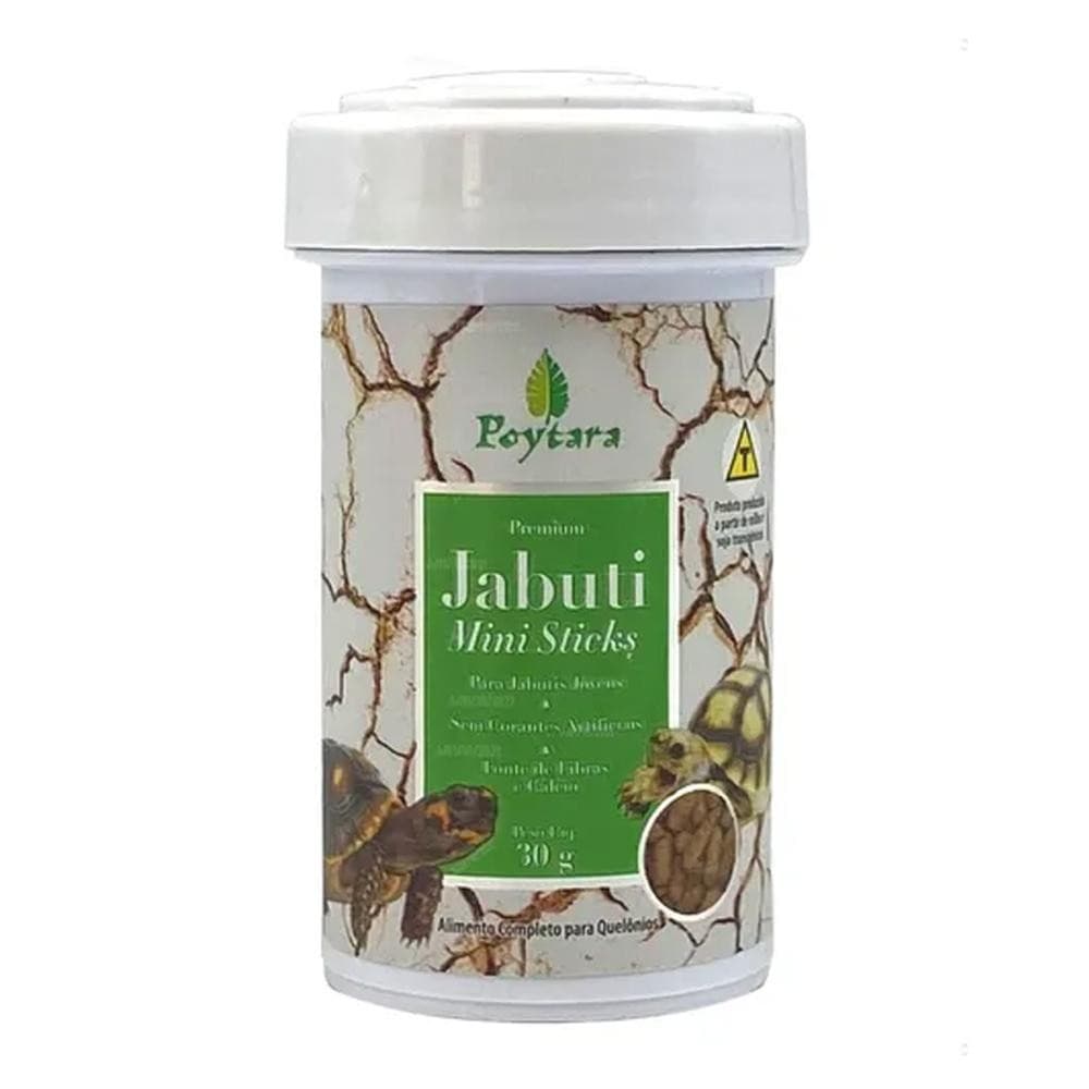 Ração Poytara Jabuti Mini Stick 30g