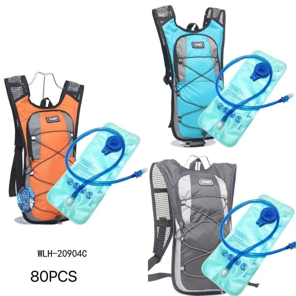 Mochila Hidratação  Impermeável Refil 2l de Bike Sports E Refil de Água