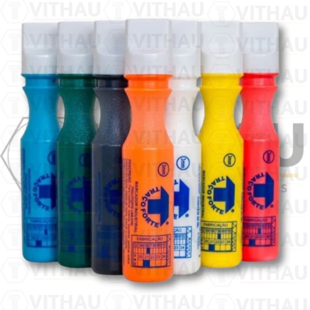 Marcador Industrial 3mm Traço Forte 60ml Ecológico - Baden