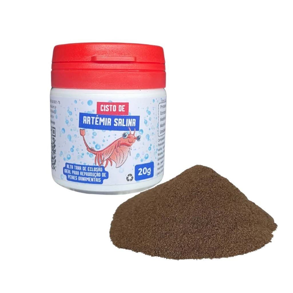 Cisto de Artêmia Salina 20g Ovos de Artemia Betta