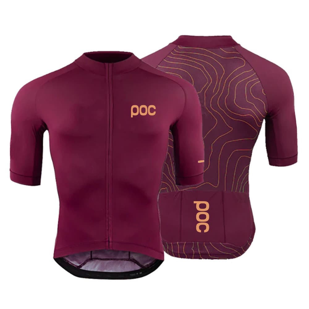 POWERBAND POC Moda Ciclismo Jersey Bicicleta Vestuário Bike Manga Curta Camisas De Secagem Rápida