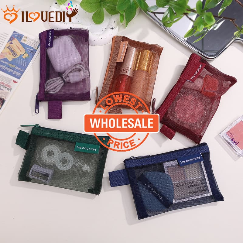 [Wholesale Price] Earphone Linhas De Dados Sacos De Armazenamento-Pacote De Papelaria Portátil Para Jóias-Bolsa