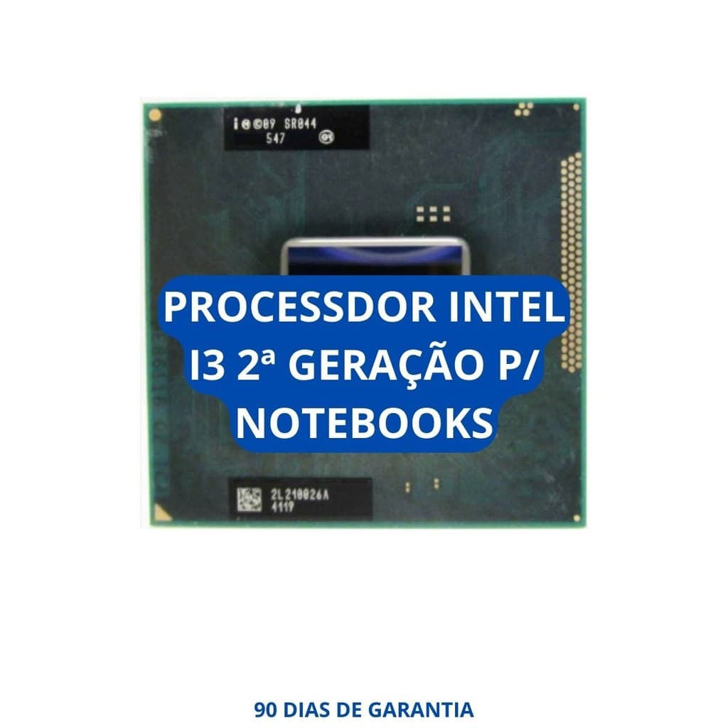 Processador de Notebook Intel i3 2ª Geração