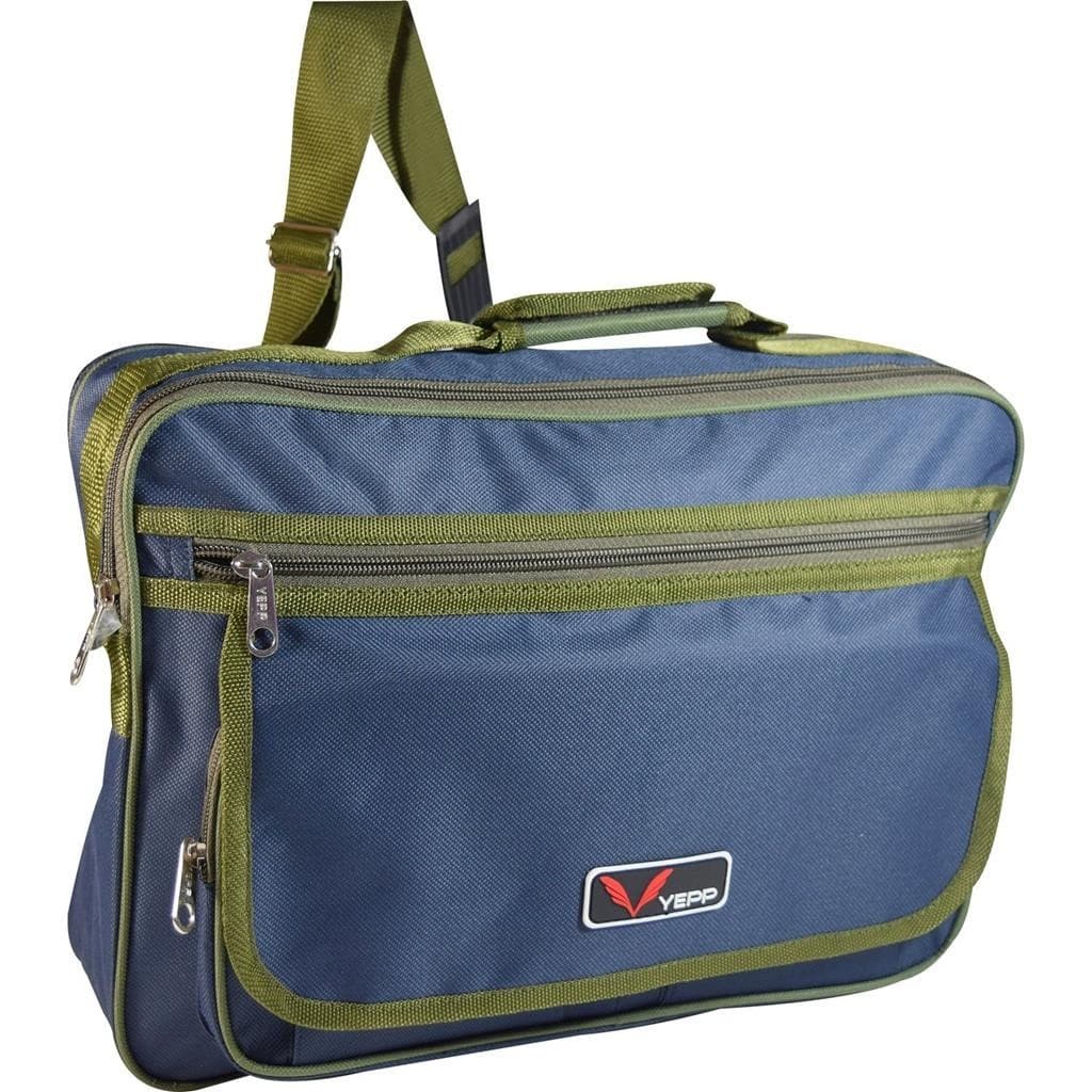 Pasta Transversal Com Alca 3 Compartimentos Com Ziper Bolsa De Ombro Lisa Reforcada Resistente Executiva Trabalho Faculdade - Yepp