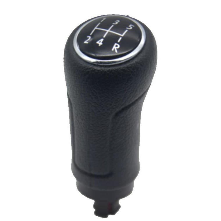 Manopla de Câmbio Gol G4 5 marchas Ré para Trás Preto Aro Cromado