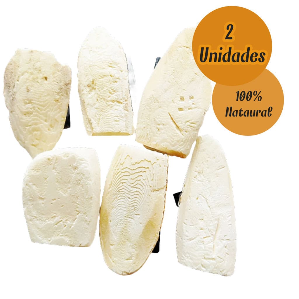 2 Unidades de Osso 100% de Siba com Encaixe Universal - Calopsita Agapornes Passaros