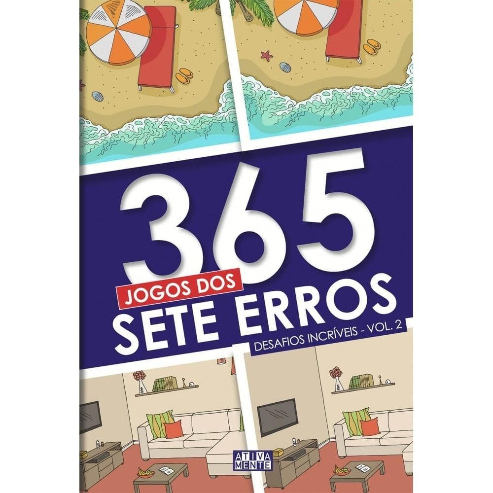 Livro 365 jogos dos sete erros - vol. 2