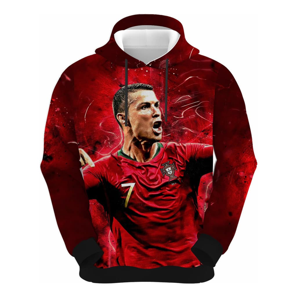 Moletom Infantil  Futebol Cr7 Cristiano Ronaldo Esportivo