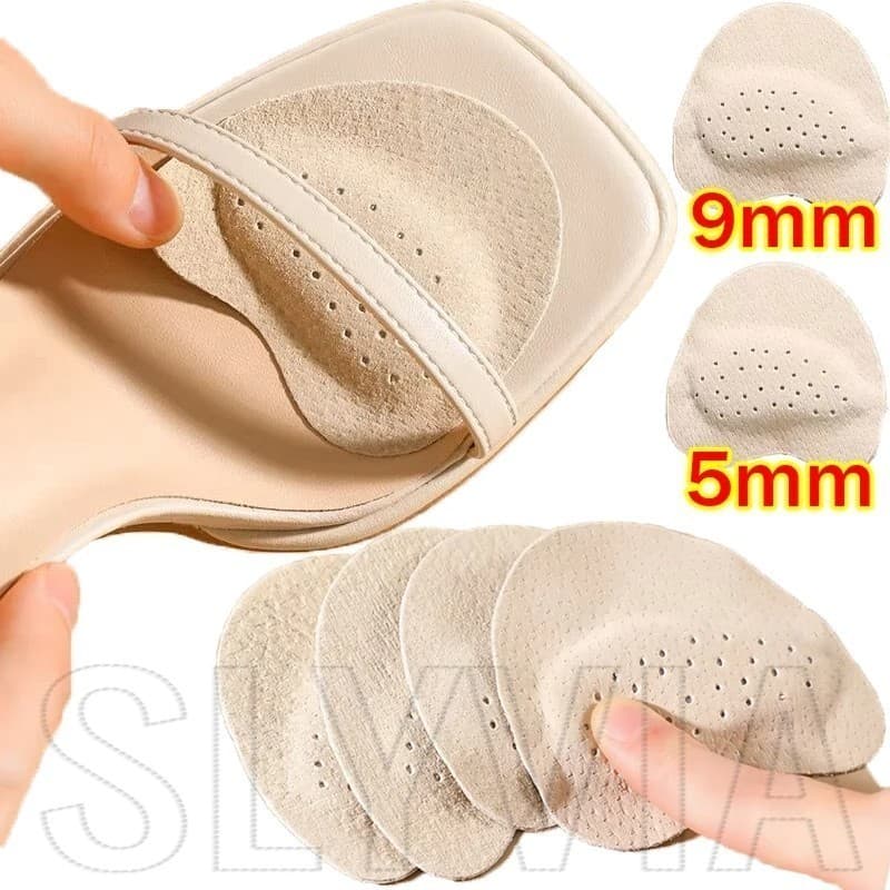 Almofada Auto-Adesiva Para Pés Dianteiros-Cuidados Com Os-Sandálias Femininas , Saltos Altos-Adesivos Antiderrapantes-Absorção De Suor , Respirável-Palmilhas Sapatos De Couro