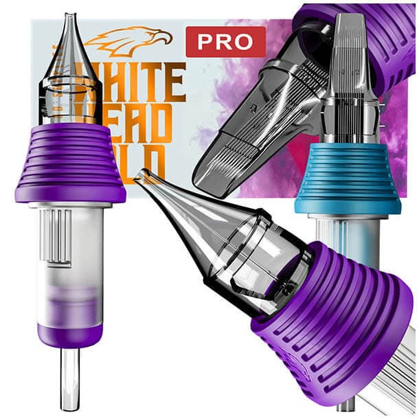 20 Cartuchos Universal White Head Gold Pro Traço E Pintura