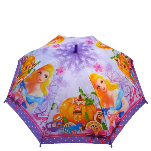 Guarda Chuva Infantil Princesa Bengala Automático Crianças Estampa Fofa Resistente 8 Varetas HS-34F