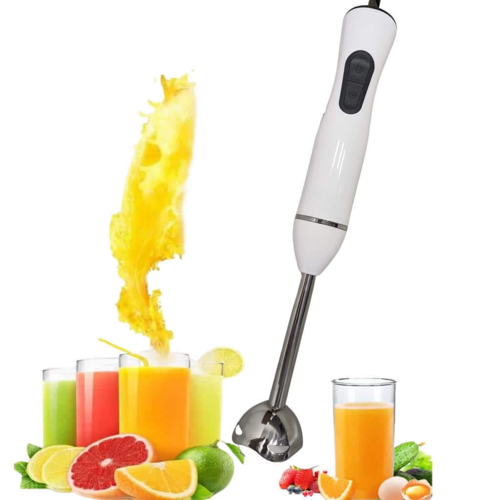 Mixer De Mão Misturador Processador De Alimentos Portatil Batedor Processador