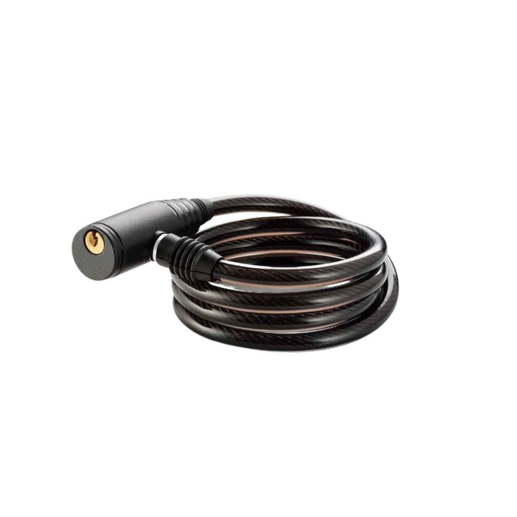 Trava Cabo De Aço 10mm Cadeado Segurança 90 centímetros Bike Moto Espiral Anti-Roubo