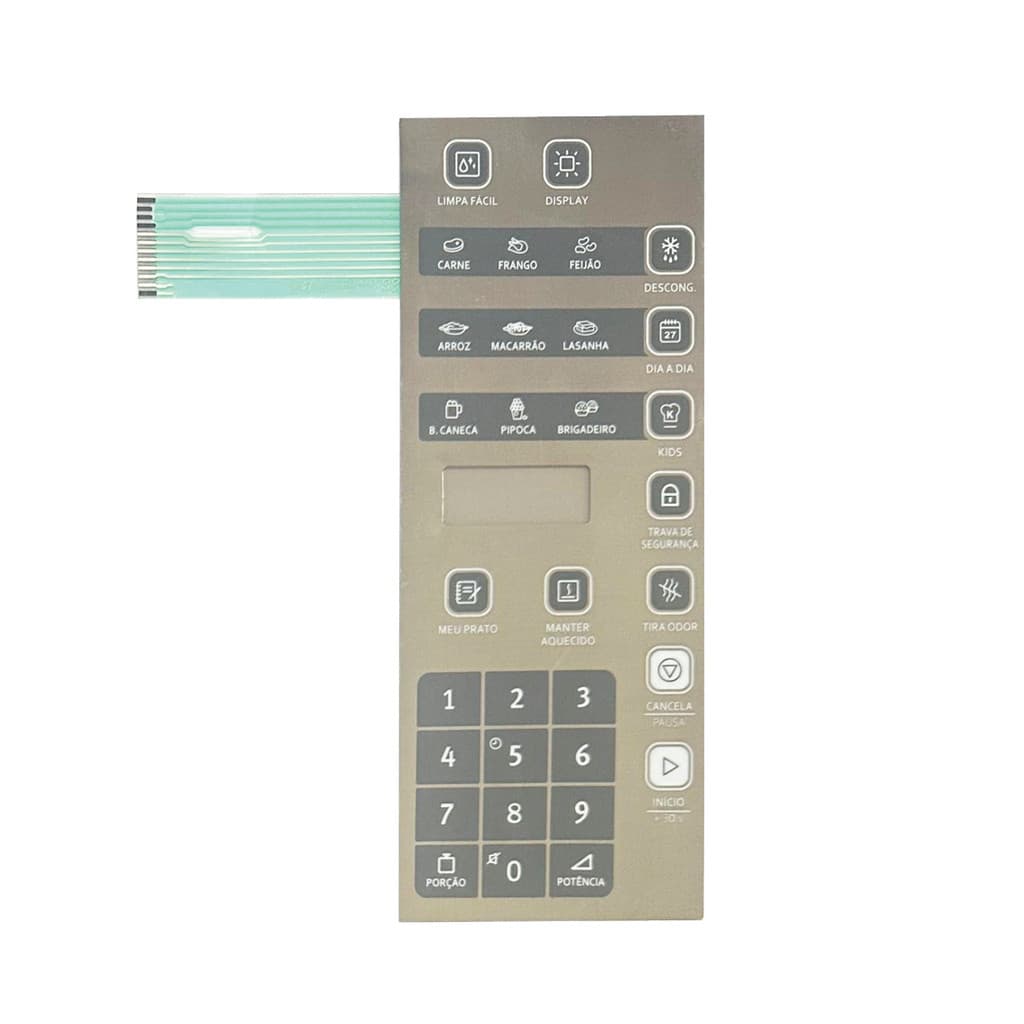 MEMBRANA COMPATIVEL MICROONDAS ELECTROLUX MI41S - MI 41 S - ESPELHADA