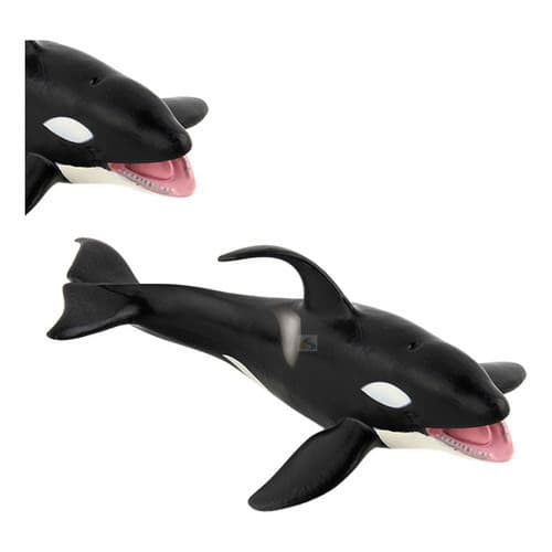 Animal Aquatico Baleia Orca Borracha Macia Fundo Mar Grande