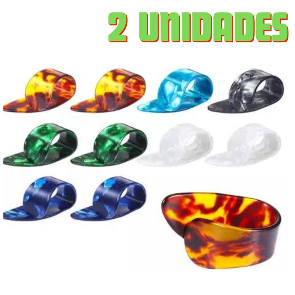 kit com 2 Dedeiras Dedeira para violao violão aço nylon 7 cordas viola caipira