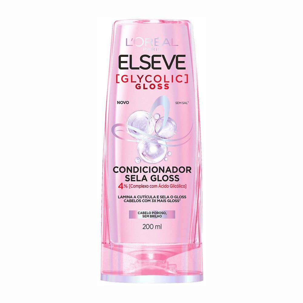 CONDICIONADOR GLYCOLIC SELA GLOSS ELSEVE 200ML