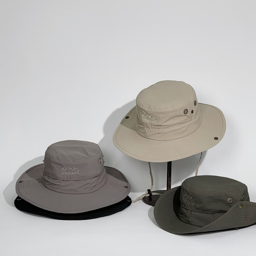 Chapéu Australiano Pescador Esportivo Camping Telado Respirável Pesca Aba Ajustável ref: MYK006