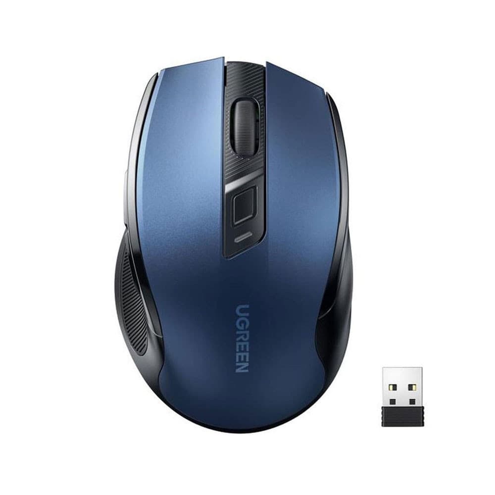 Mouse Sem Fio Ugreen Sensor 4000Dpi Wireless 2.4GH Azul