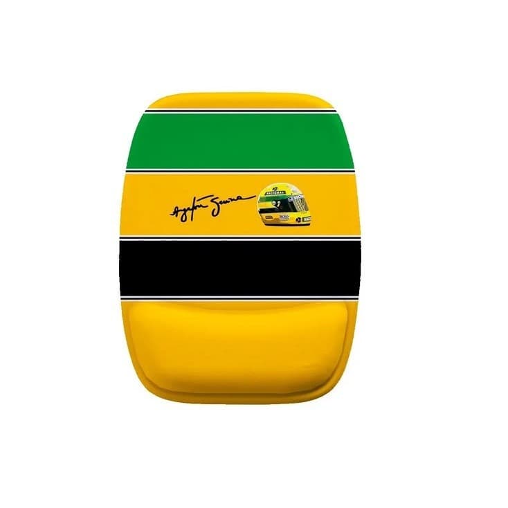 Mouse Pad Ergonomico Retangular Brasileiro Aryton Senna