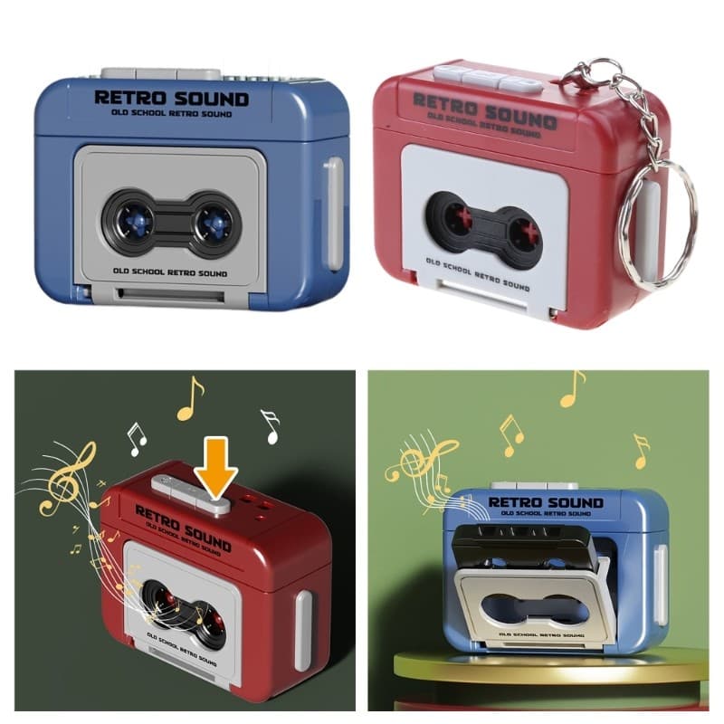 KOOL Gravadores Retrô Para Gravação Reprodução Música