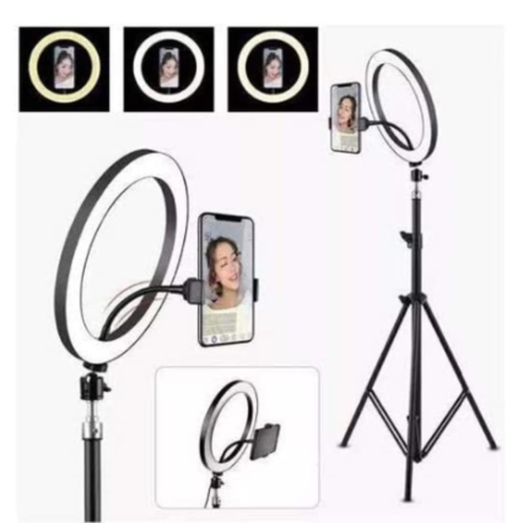 Ring Light Iluminador 10 Polegadas Com Tripé De 2.10 Metro SU