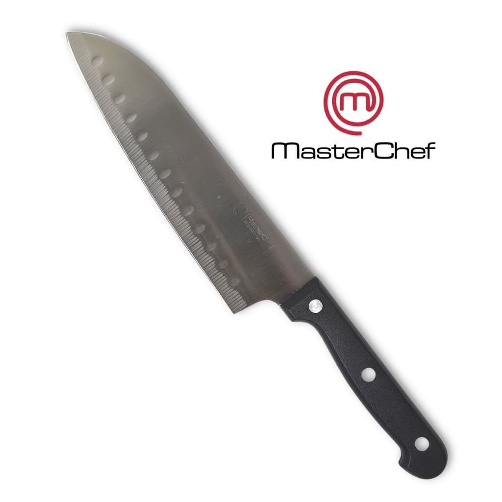 Faca de Cozinha Santoku Aço Forjado Masterchef Quotidien Inox 7"