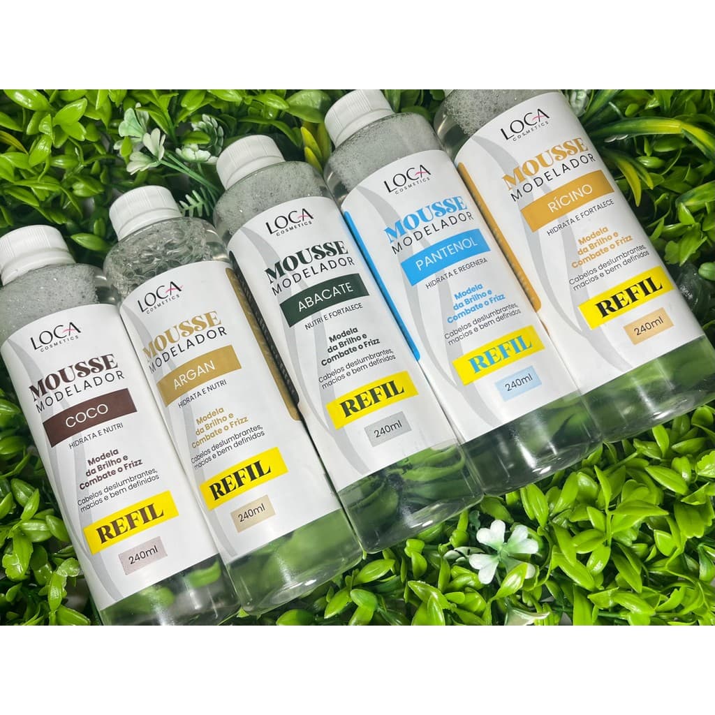 Refil de Mousse Modelador Profissional - Loca Cosmetics - 240ml