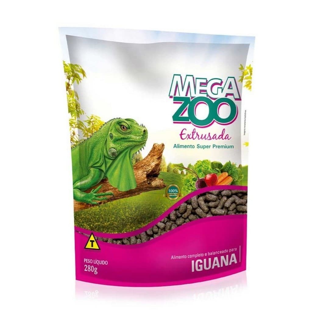 Ração Extrusada Para Iguana 280g Megazoo