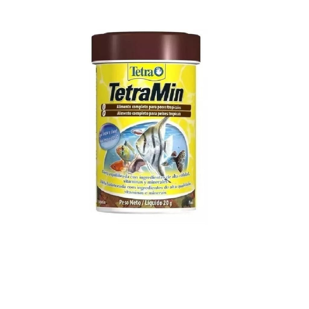 Ração tetramin flakes 20g - peixes tropicais