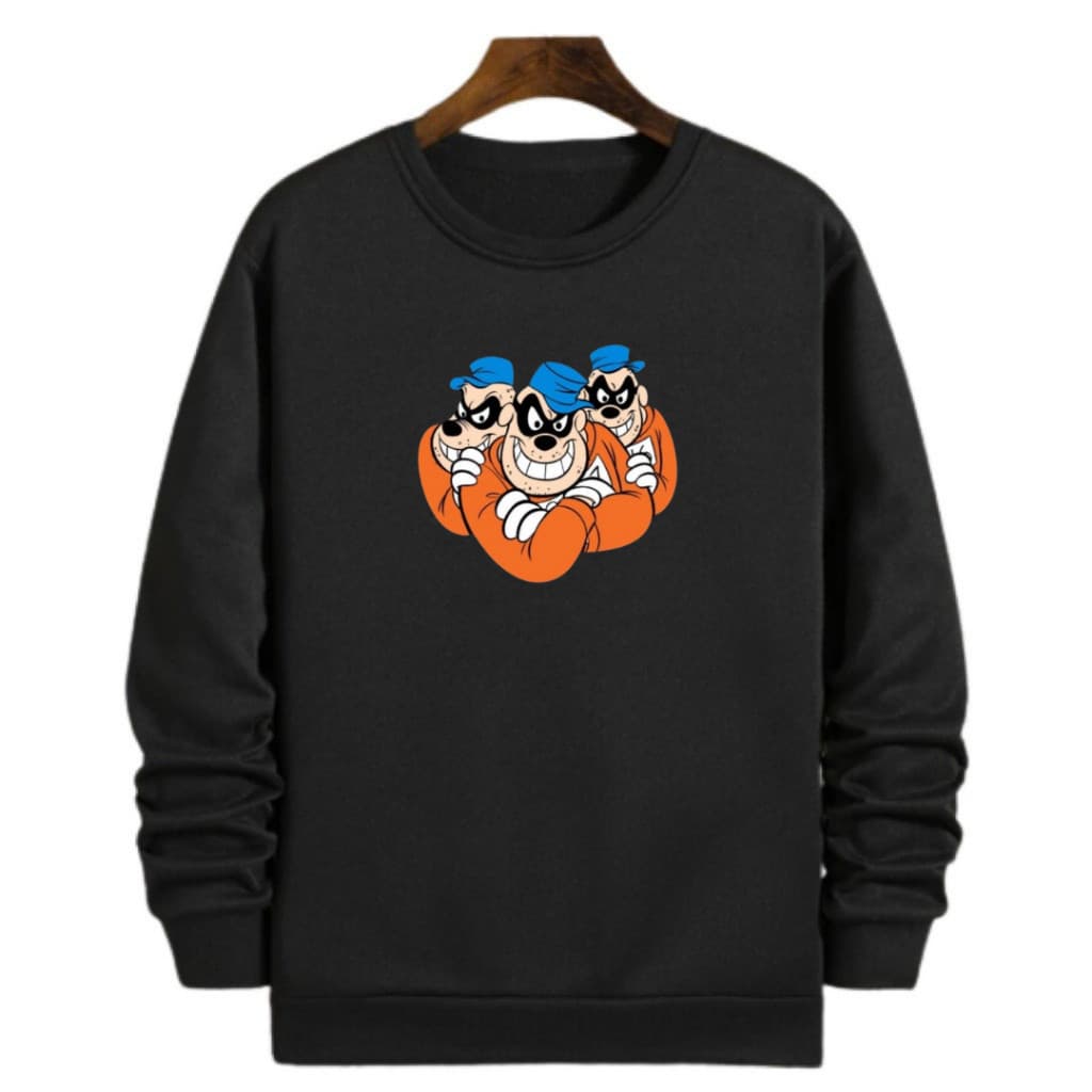 Moletom masculino gola careca irmãos metralha