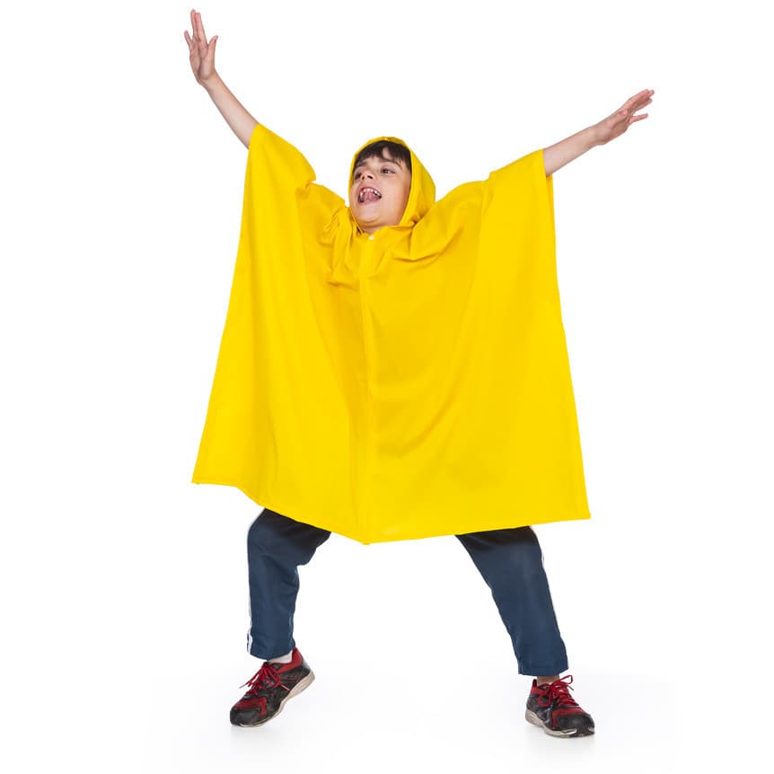 Capa De Chuva Nikokit  Tipo Poncho Pvc Infantil tam unico