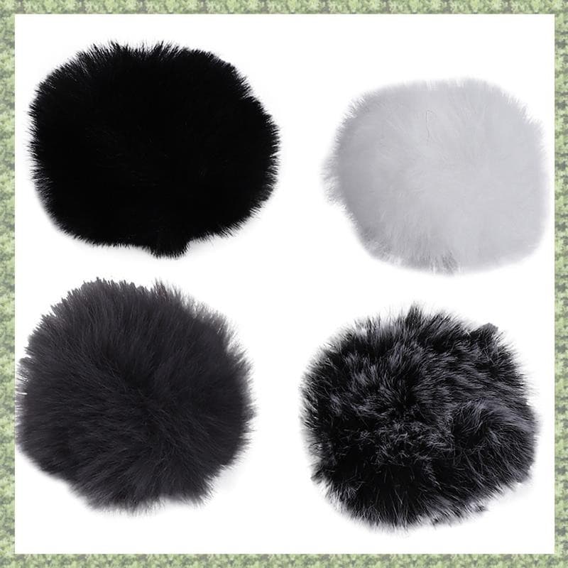 (Qxcw) Microfone De Lapela Universal Peludo Pára-Brisas Pele Brisa Protetor De Vento Macio Para Sony Rode Boya 5Mm