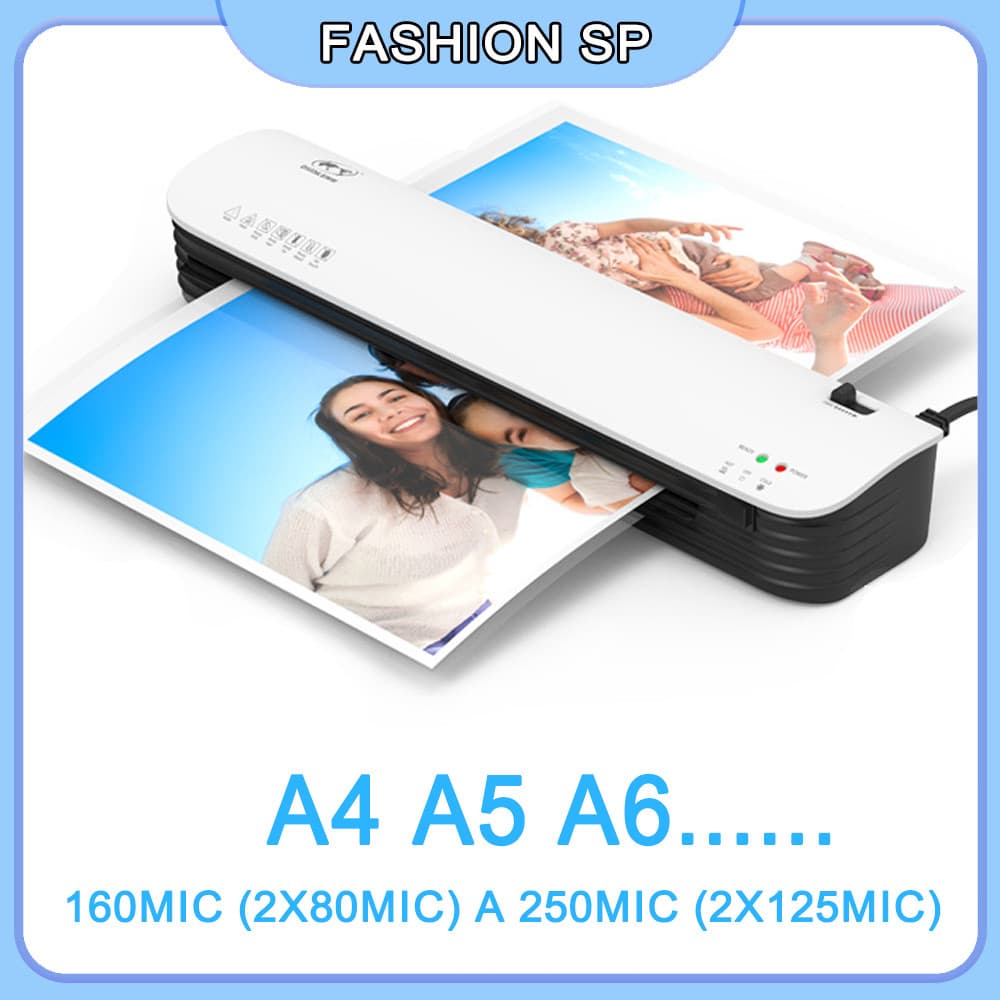 Máquina Laminação Fotos Documento Laminadora Plastificadora Para A4 A5 A6...