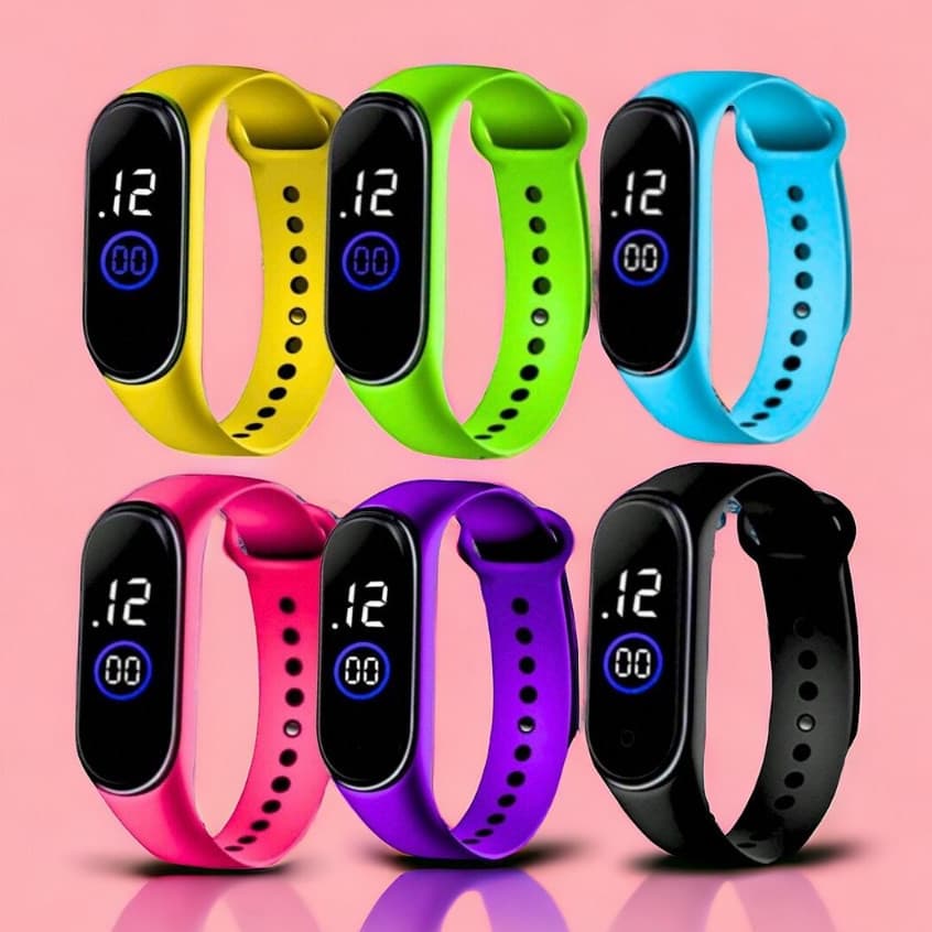 KIT 5/10/20 Relógios Revenda Digital Aprova Agua Led