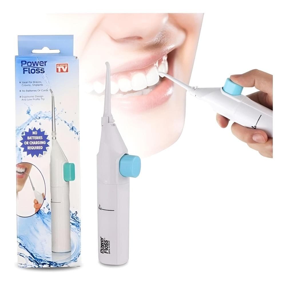 FIO DENTAL AUTOMATICO IRRIGADOR ORAL JATO DE AGUA PORTATIL ESCOVA LIMPEZA DE DENTES LIMPEZA BUCAL GENGIVA TIRA TARTARO V