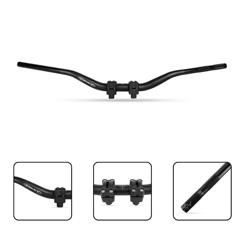 Guidão Oxxy Baixo Super Fat Bar 31mm C/ Adaptador