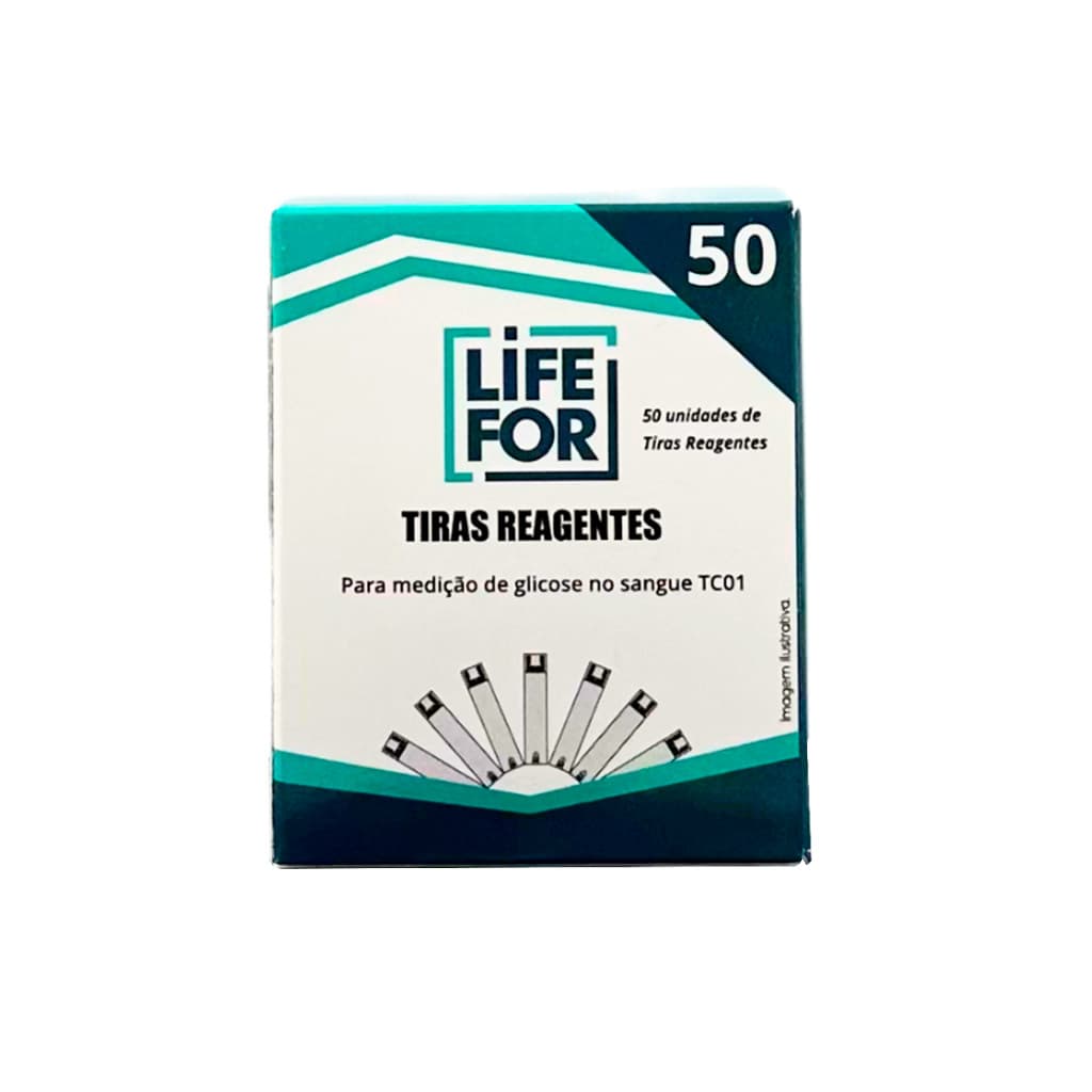 Tiras Reagentes De Glicemia Life For C/50 Unidades
