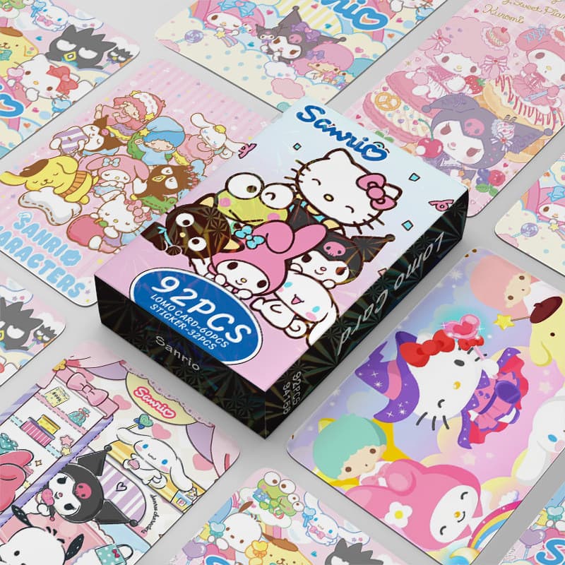 KPOP 92pcs/box Cartões Fotográficos Sanrio LOMO Cartão De Coleção