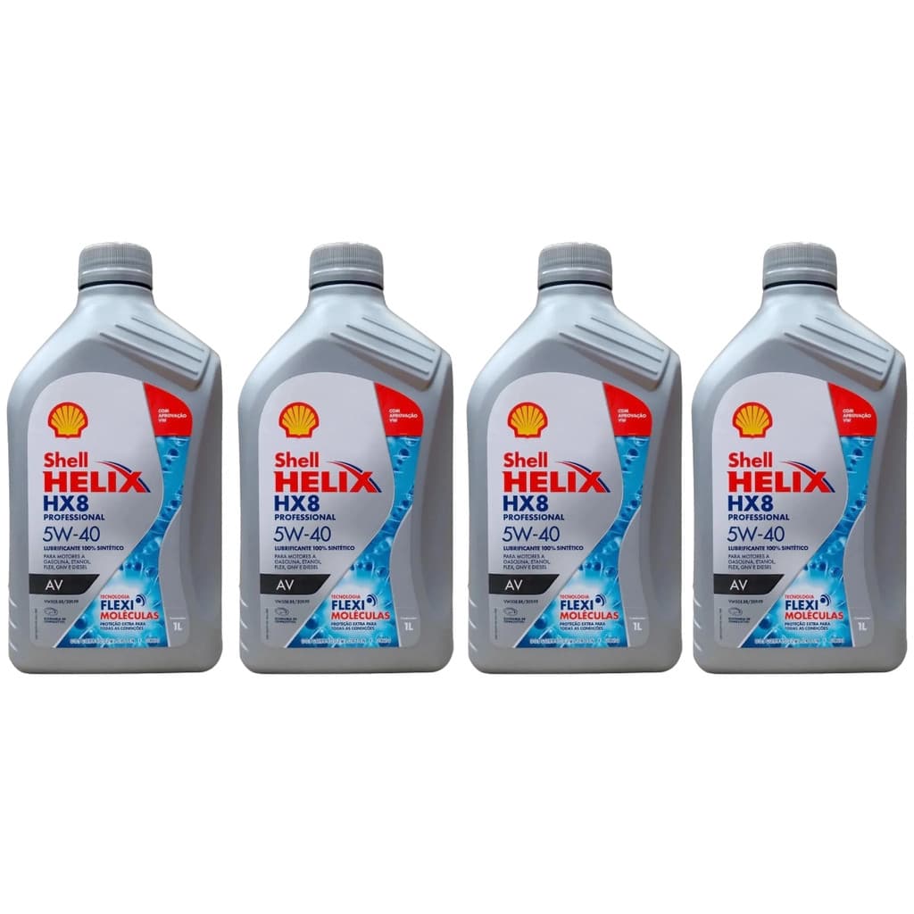 4L Óleo de Motor Shell Helix HX8 PRO 5W40 Sintético AV