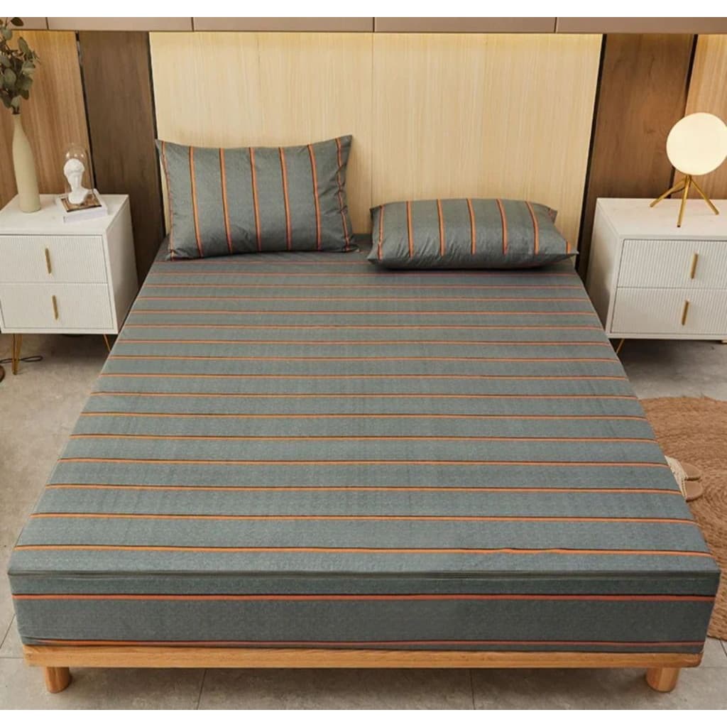 Capa de Colchão Casal Gorgurão Gorgurinho Ziper