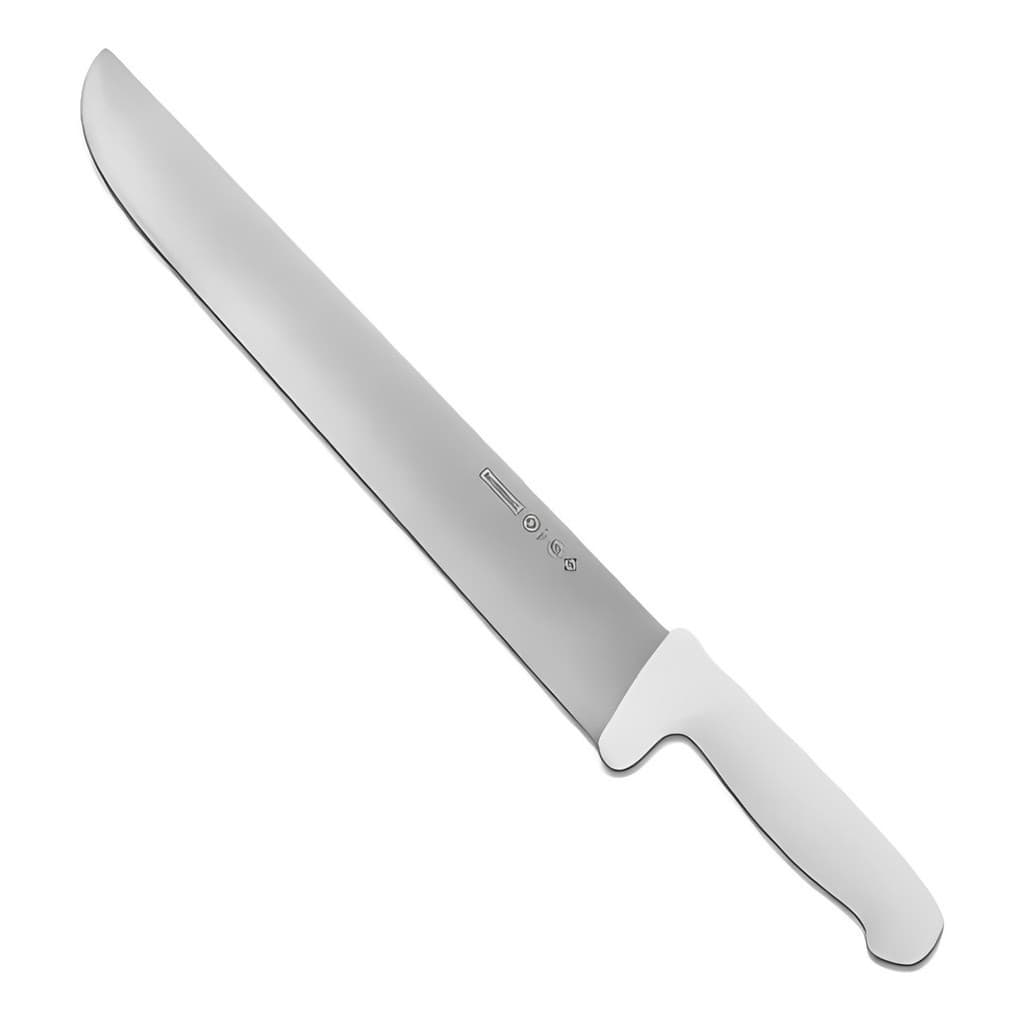 Faca Profissional Cozinha Carne 12 Açougue Chef Inox Mundial