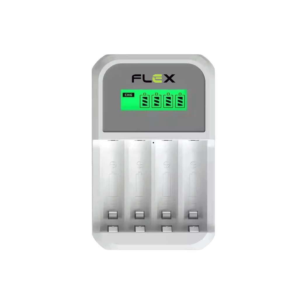 Carregador ultra Rápido para Pilha AA/AAA com display