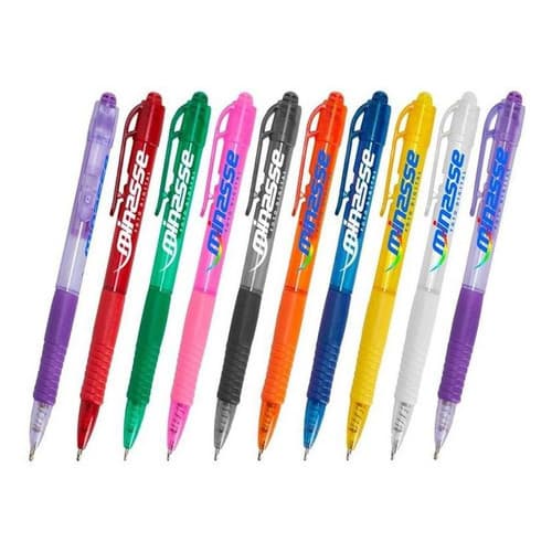 100 Canetas Mod 14679 Personalizadas Impressão Colorida