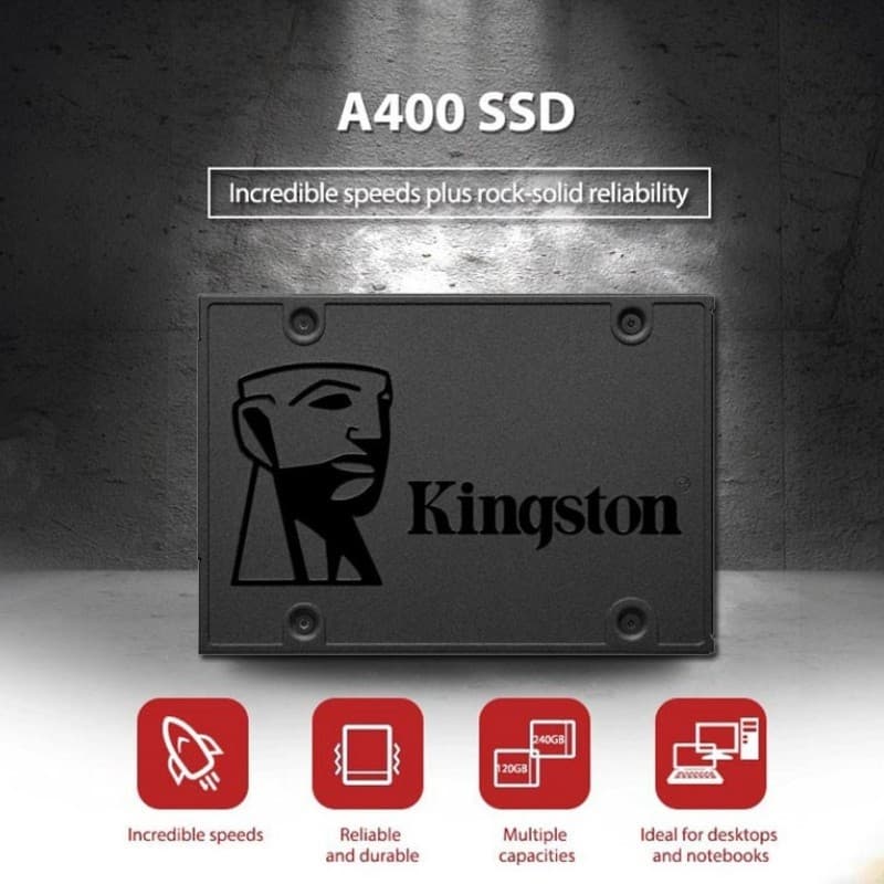 SSD Kingston A400 2.5 " SATA 120GB 240GB 480GB 1TB De Unidade De Estado Sólido