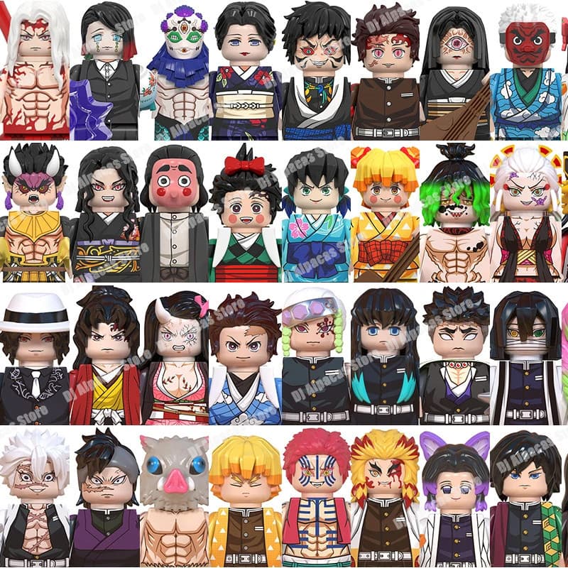 Blocos De Construção Figuras Brinquedo colecao de personagens WM2341 WM2342 WM2343