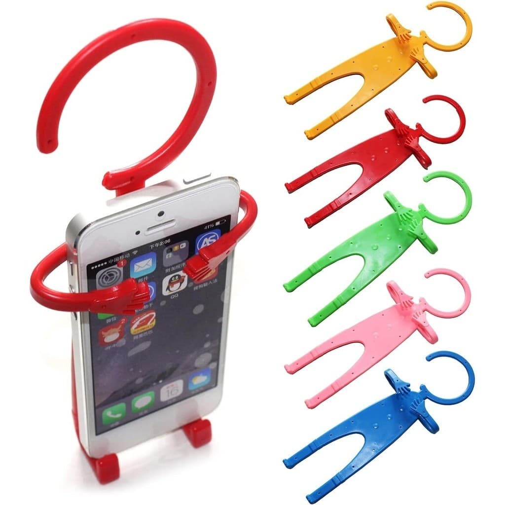 Suporte De Celular Universal Flexível Boneco Multiuso