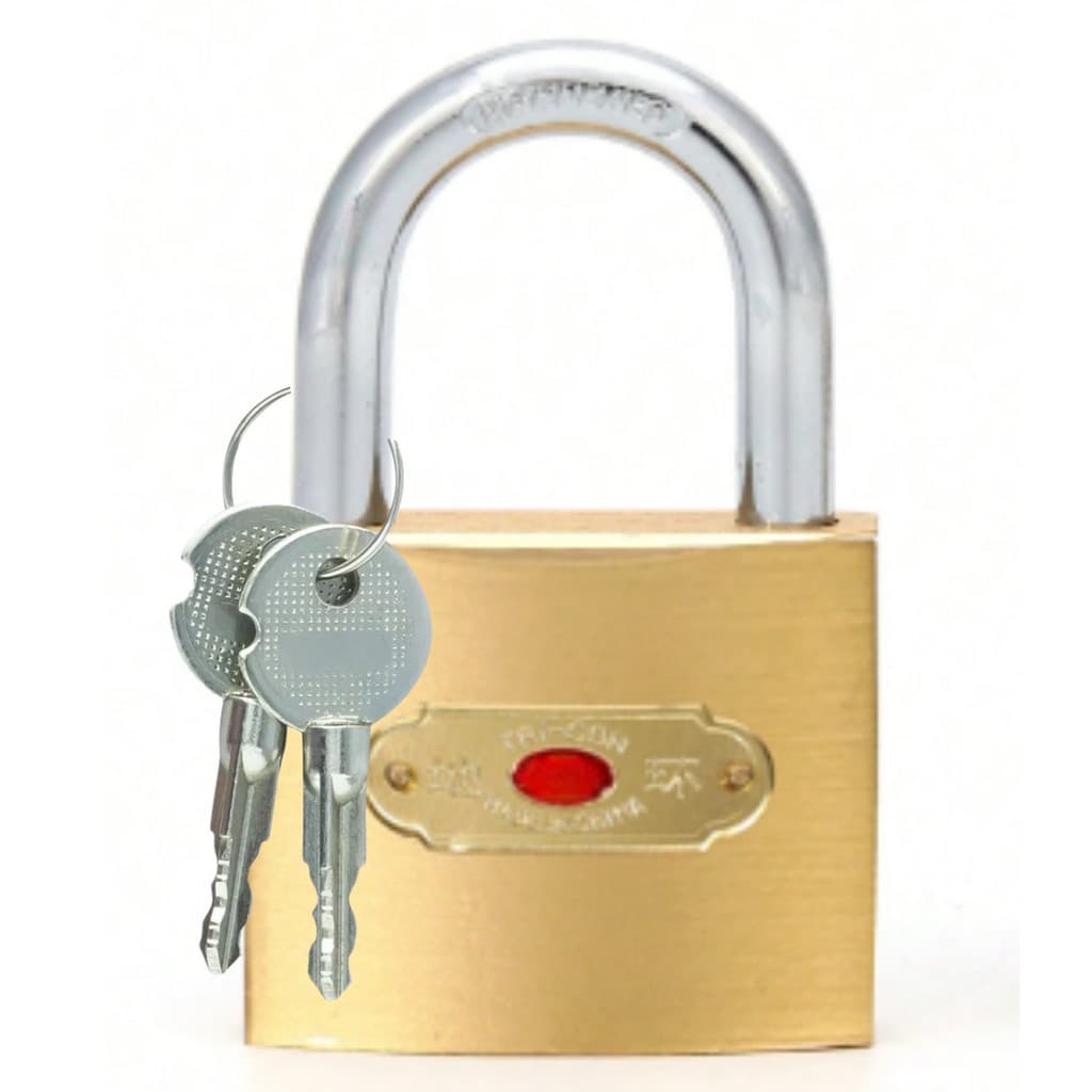 Kit 2 Cadeados  32mm Antifurto Para Armarios Malas Com Chave Tetra