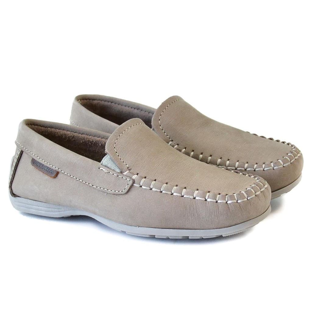 MOCASSIM MENINO PEGADA  340773 BEGE DRIVE