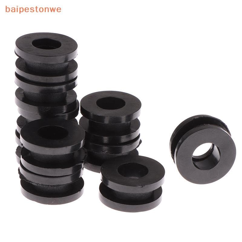 [baipestonwe] 10 Peças Tampa Lateral Preta Para Motocicleta , Ilhós De Borracha , Carenagens CBR GSXR ZX YZF